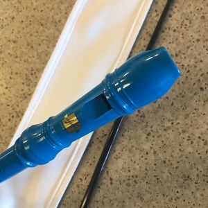 Harmony Traditional Style Blue 3-Piece Soprano Recorder